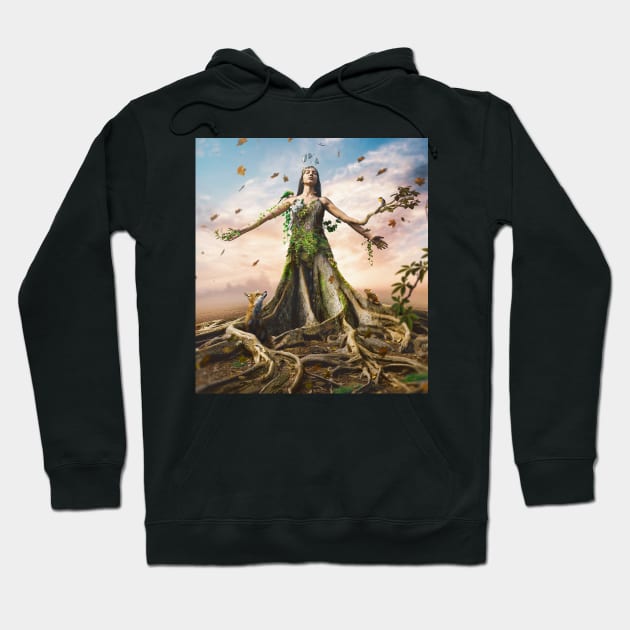 Mother Nature Hoodie by Ergen Art